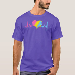 Camiseta Panseual Pride Heart LGBT Mês 2022 Panseual Pan Fl