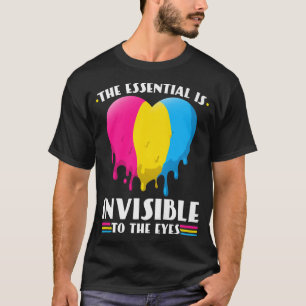 Camiseta Panseual Pride Melting Heart Panseuality Pan Pride
