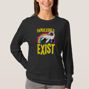 Camiseta Pansexuais Existem Loch Ness Monster Nessie Pan Pr