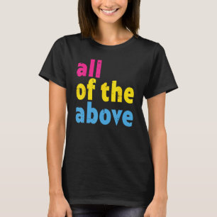 Camiseta Pansexuais Todos Os Homens Da Lgbt, Bandeira Do Or