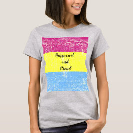 Camiseta Pansexual e Orgulhoso