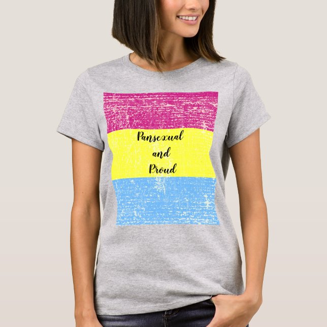 Camiseta Pansexual e Orgulhoso (Frente)