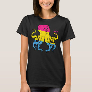 Camiseta Pansexual Octopus Cute Stuff Pan Pride Flag Lgbtq