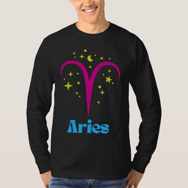 Camiseta Pansexual Pan Aries Zodiac Sign Astrology LGBTQ LG (Frente)