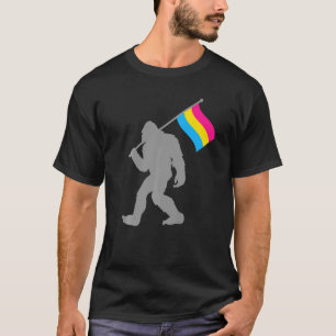 Camiseta Pansexualidade Orgulho Sinalizador Monstro Em Pans