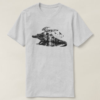 Camiseta Pântano de Jacaré Inundado