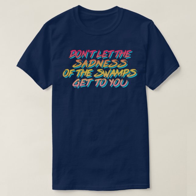 Camiseta Pântano De Tristeza 80s (Frente do Design)