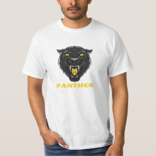 Camiseta Pantera Assustadora Negra