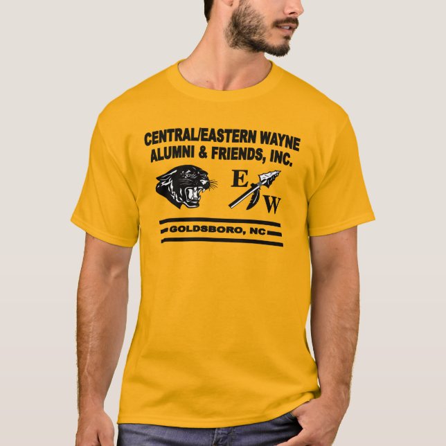 Camiseta Pantera e T-Shirt Dourada EW (Frente)