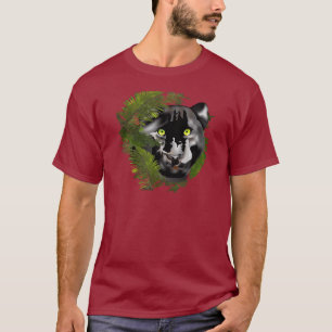Camiseta Pantera entre Folhas