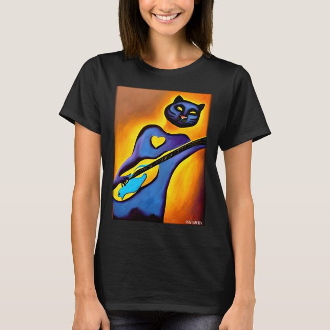 Camiseta Pantera Guitarra (Frente)