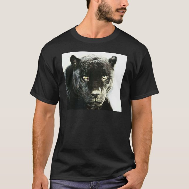 Camiseta Pantera Jaguar Preta (Frente)
