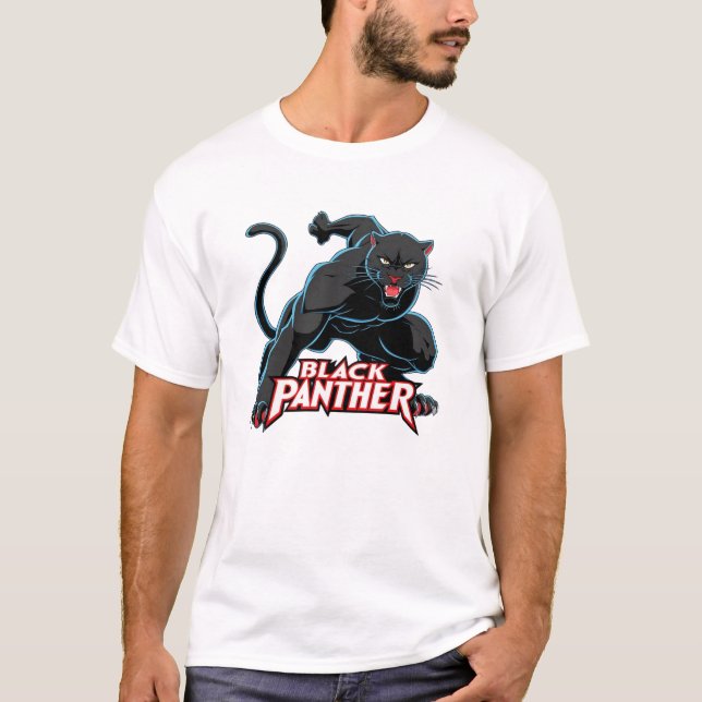 Camiseta Pantera Negra. (Frente)