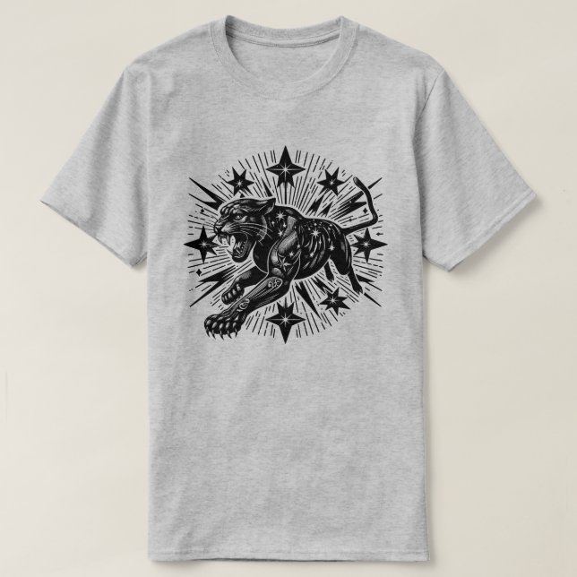 Camiseta Pantera Negra (Frente do Design)