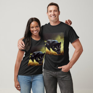 Camiseta Pantera Negra (9) Gato Selvagem