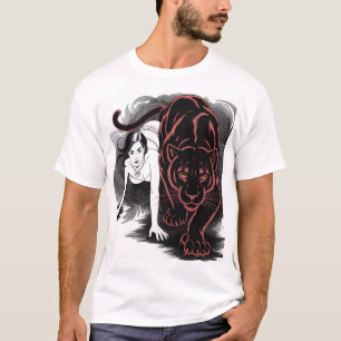 Camiseta Pantera Negra com mulheres