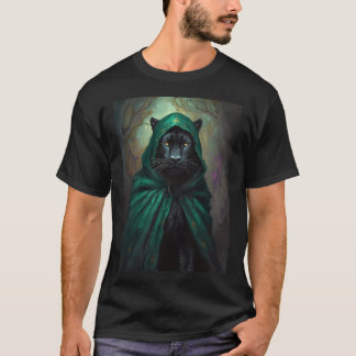 Camiseta Pantera Negra em Manto Verde e Bosque