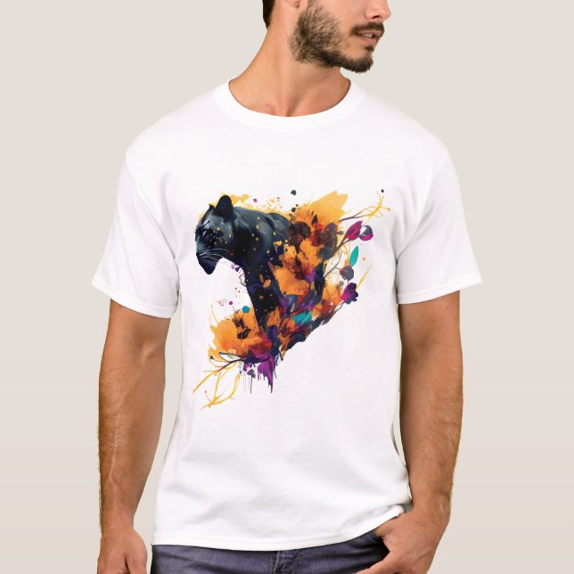 Camiseta Pantera Negra Fera Ativa (Frente)