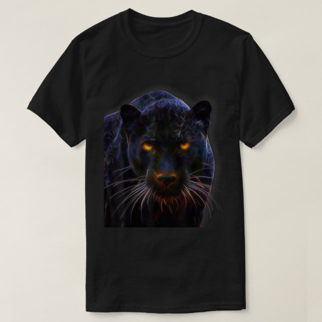 Camiseta Pantera Negra Gato Grande (Frente do Design)