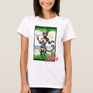 Camiseta Pantera Negra "O verão está chegando!"