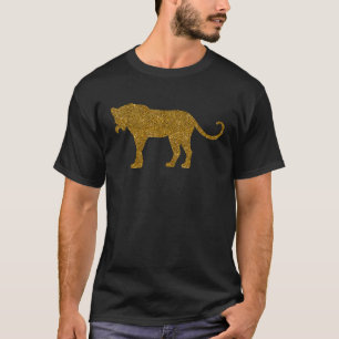 Camiseta Pantera Para Mulher Menina Jaguar Animal Grande fe