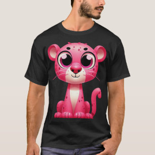 Camiseta Pantera rosa-branca