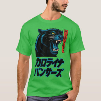 Camiseta Panteras da Carolina Arte Japonesa