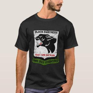 Camiseta Panteras Negras 761Rua Batalhão de Tanques Ww2