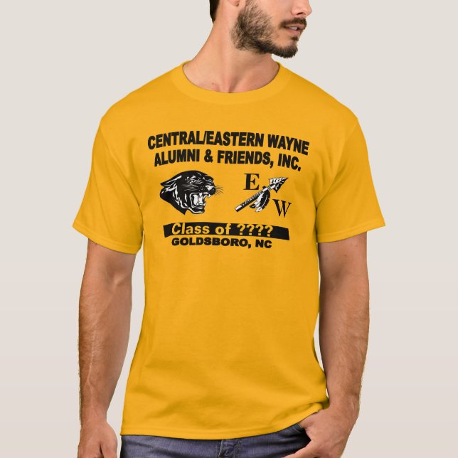 Camiseta Panther and Trending EW Dourada T-Shirt (Frente)