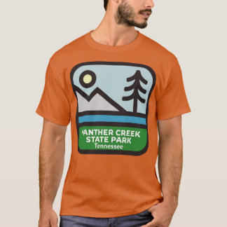Camiseta Panther Creek State Park Tennessee Simple Line Art