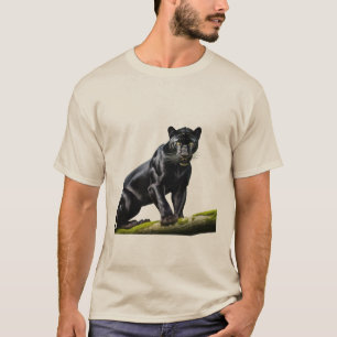 Camiseta Panther Negra Maiestosa