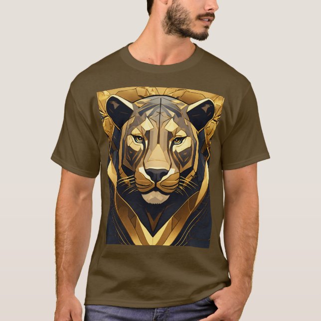 Camiseta Panther Panther Geométrica Midnight (Frente)