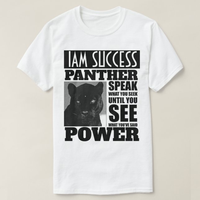 CAMISETA PANTHER POWER (Frente do Design)