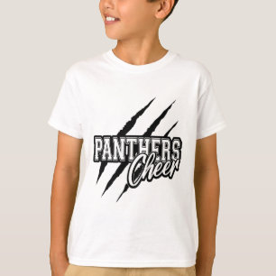 Camiseta Panthers Cheer Equipe de Cheerleading de Volta à E