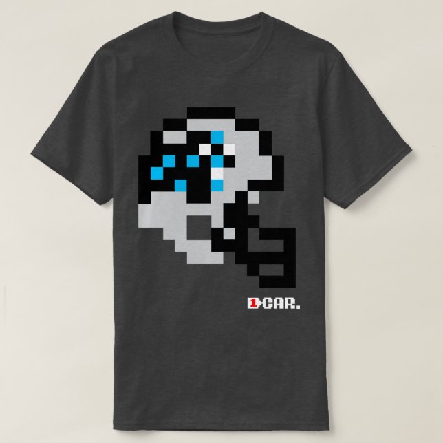 Camiseta Panthers Tecmo Bowl Helmet (Frente do Design)