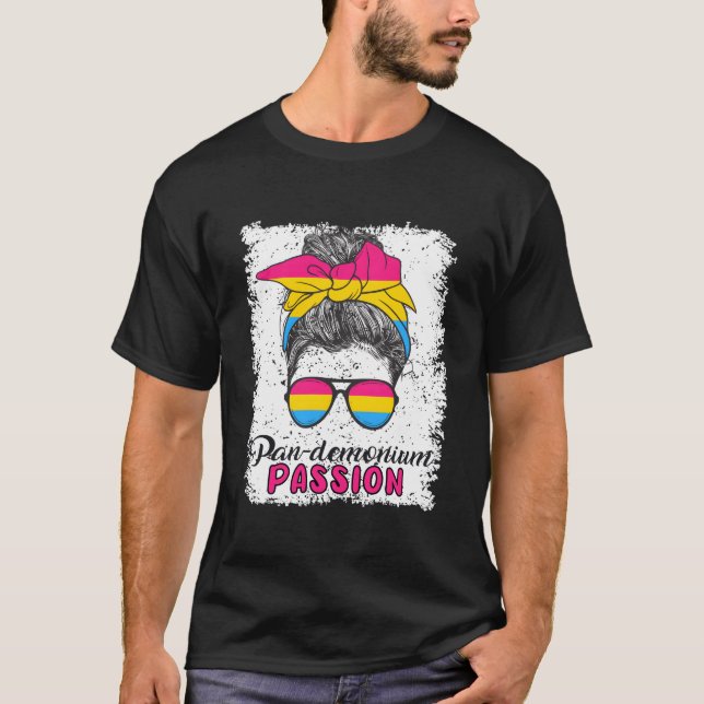 Camiseta Panual Joke Pan-Demonium Passion Panual Flag (Frente)