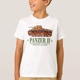 Camiseta Panzer II A2 Guerra Mundial 2 Tanque alemão leve