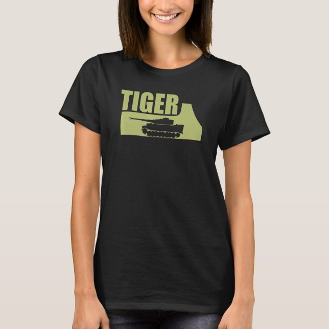 Camiseta Panzer VI Tigre 1 Alemão WW2 1 (Frente)