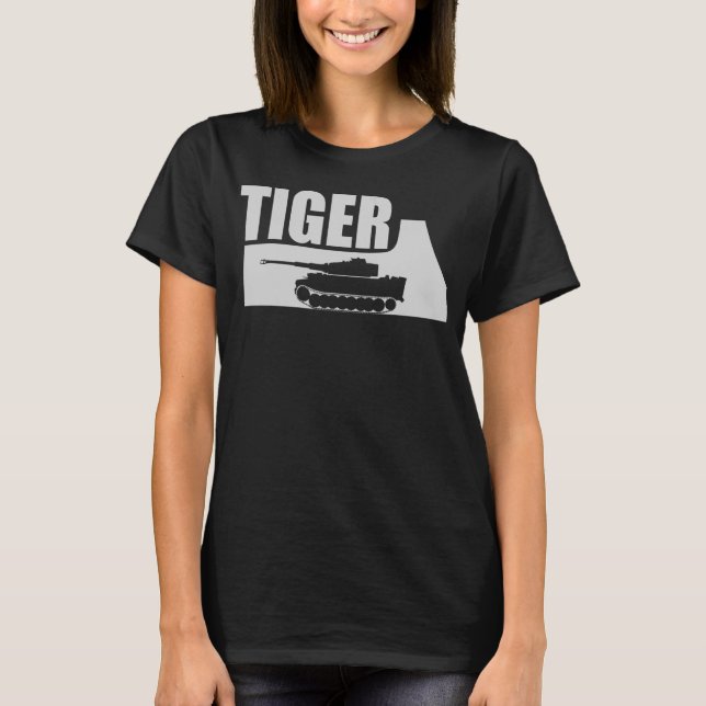 Camiseta Panzer VI Tigre 1 Alemão WW2 2 (Frente)