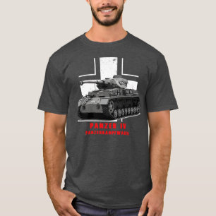 Camiseta Panzerkampfwagen Panzer IV Tanque militar WW2