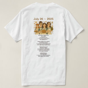 Camiseta PÃO ARTISAN FAIR T-Shirt 4 bakers 2025