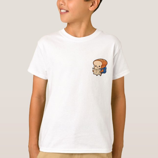 Camiseta Pão Aventureiro Explorador Infantil (Frente)