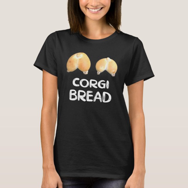 Camiseta Pão Corgi Cachorrinho Corgi (Frente)