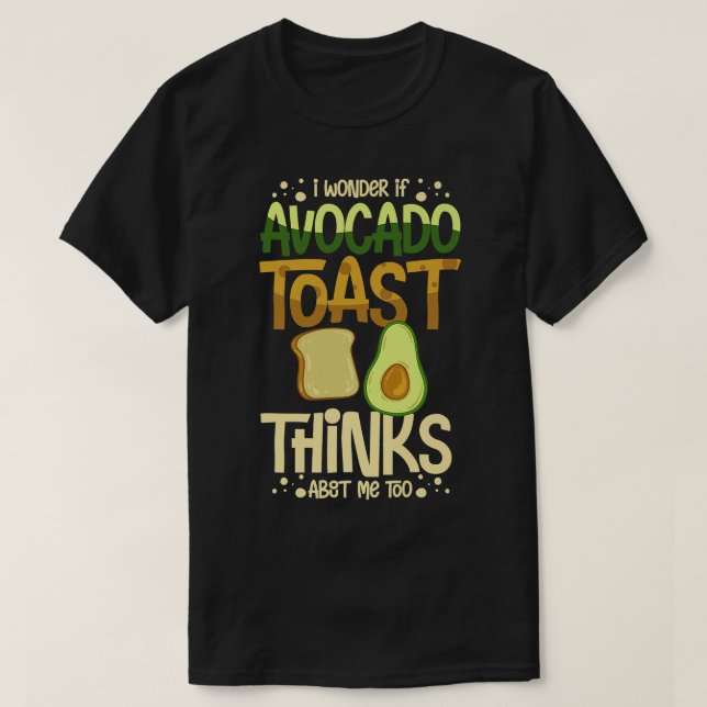 Camiseta Pão de Avocado para Recepção de Brinde 96 (Frente do Design)