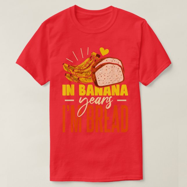 Camiseta Pão De Banana Em Anos De Banana (Frente do Design)