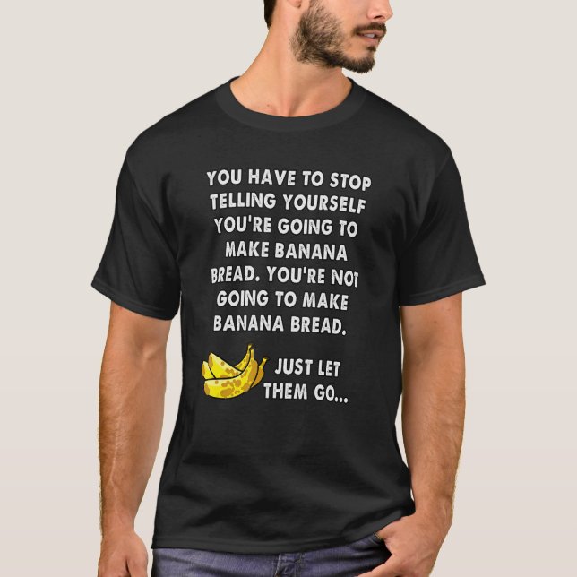Camiseta pão de banana fazendo meme engraçado (Frente)