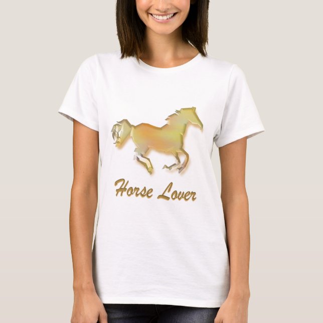 Camiseta Pão de Cavalo em Dourado (Frente)