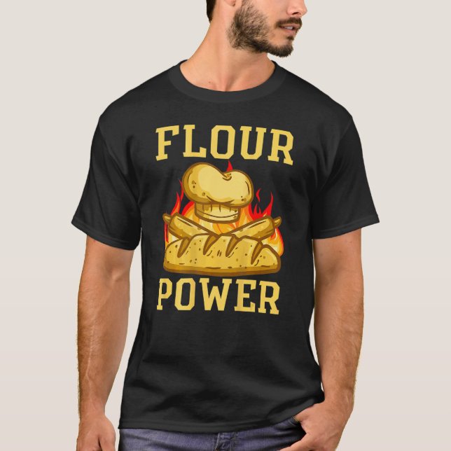 Camiseta Pão de Farinha de Trás para Assar (Frente)