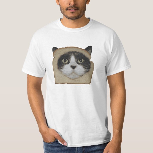 Camiseta Pão De Gato Com Pão (Frente)