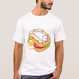 Camiseta Pão de Gato e Sanduíche
